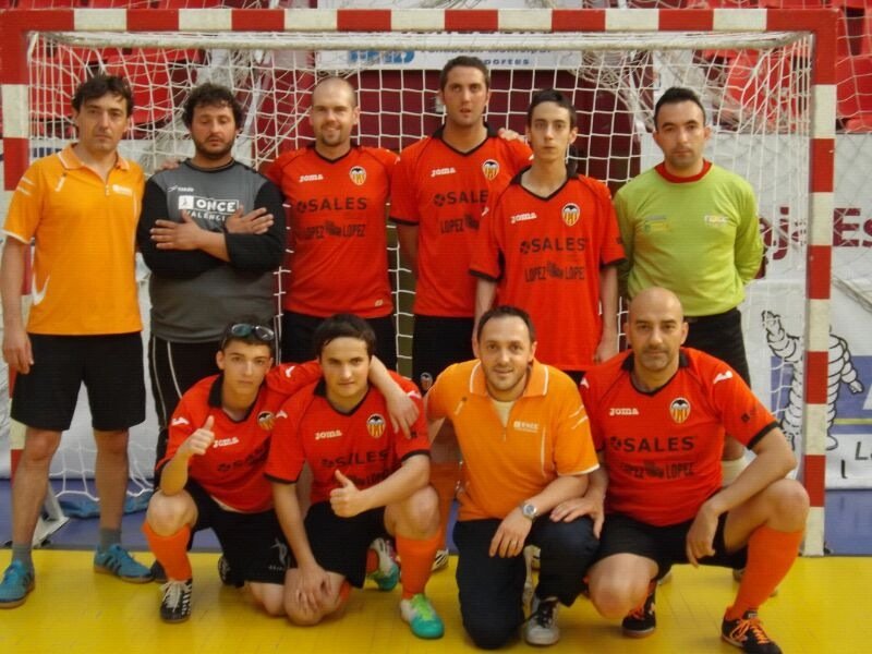 Foto del equipo de fútbol sala B2 ONCE Valencia
