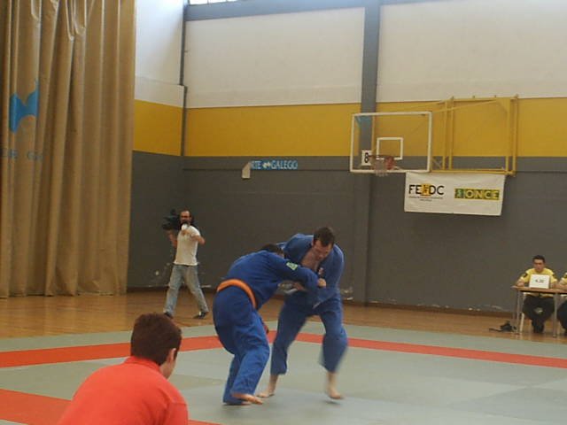 Foto en un combate de judo