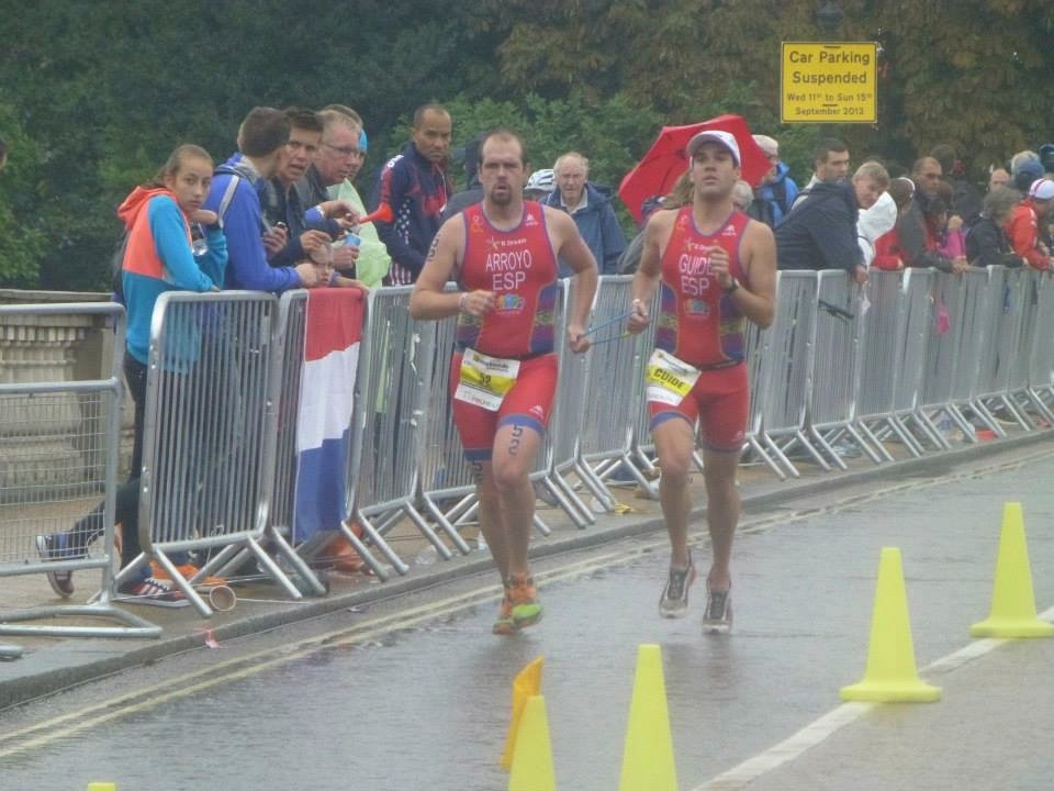 Corriendo en el Mundial de triatlón de Londres