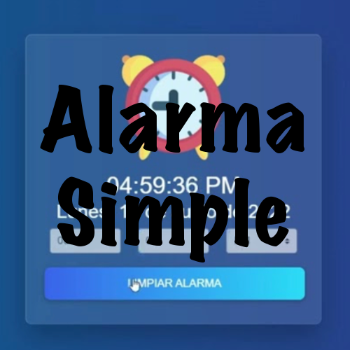 Imagen de la app alarma